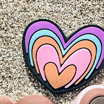 Heart Shoe Charm