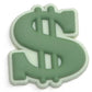 Dollar Signs Money Shoe Charm