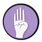Domestic Violence Hand Sign Language Shoe Charm