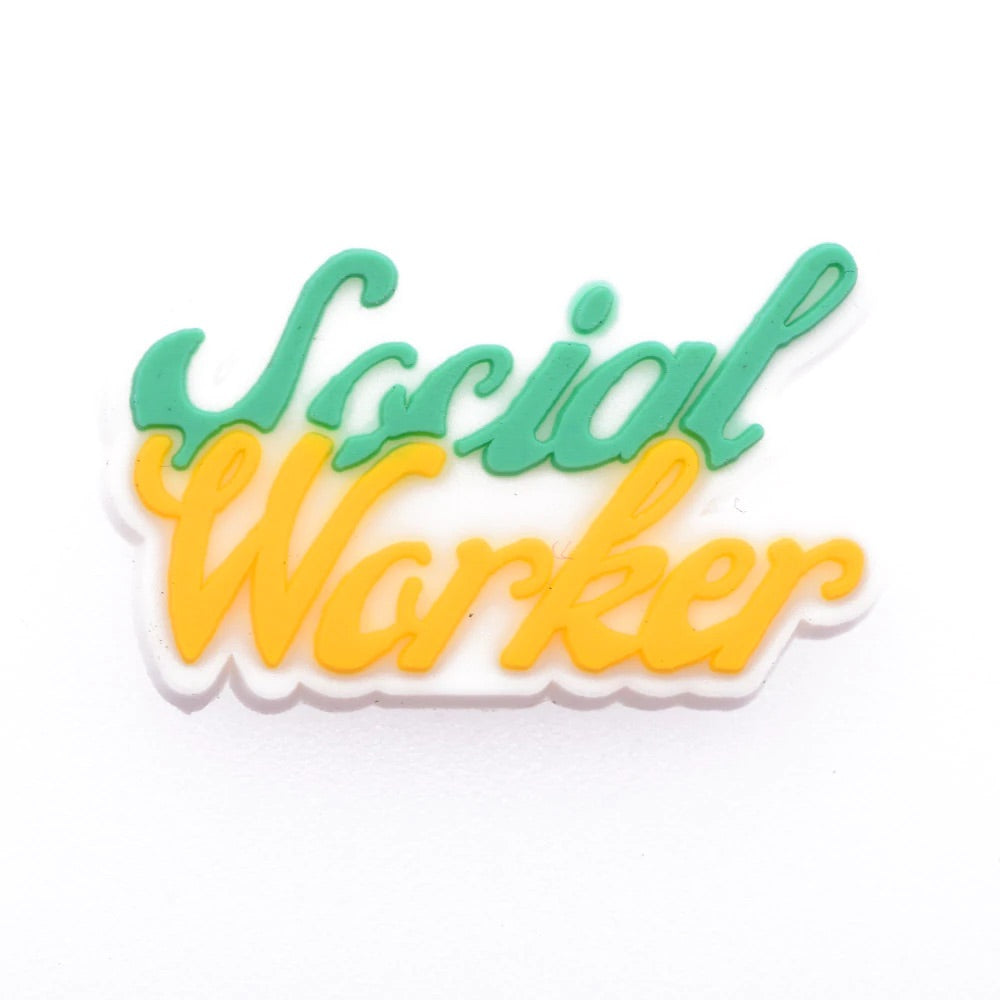 Counselor Therapist Social Worker Shoe Charm