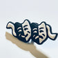 Smile Now Cry Later Masks Shoe Charm