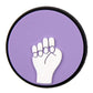 Domestic Violence Hand Sign Language Shoe Charm