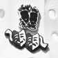 Smile Now Cry Later Masks Shoe Charm