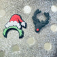Santa Hat & Deer Red Nose Shoe Charm