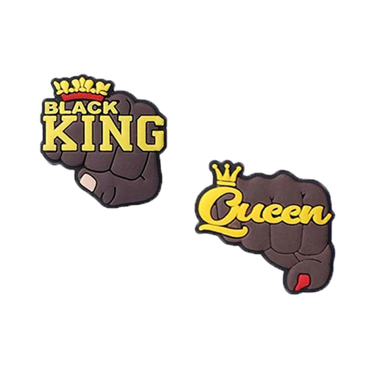 King & Queen Shoe Charm