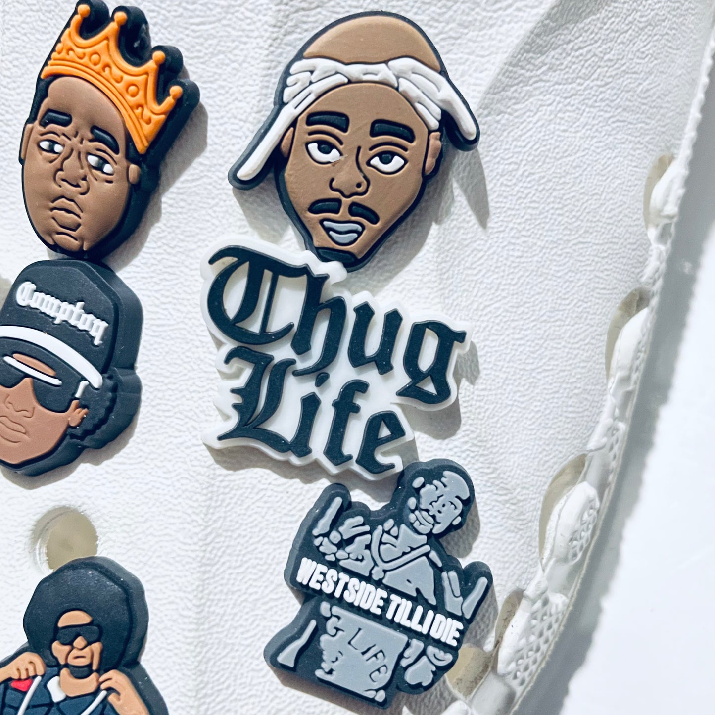 Hip Hop Rap Shoe Charms
