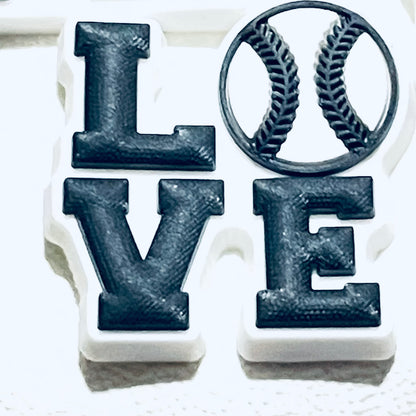 I Love Sports Shoe Charm