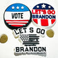 Let’s Go Brandon Vote Shoe Charm