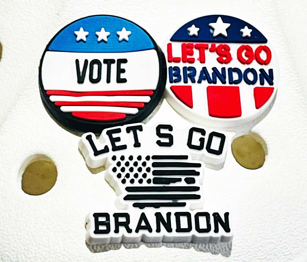 Let’s Go Brandon Vote Shoe Charm