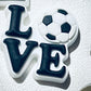 I Love Sports Shoe Charm