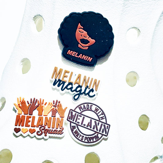 Melanin Shoe Charm