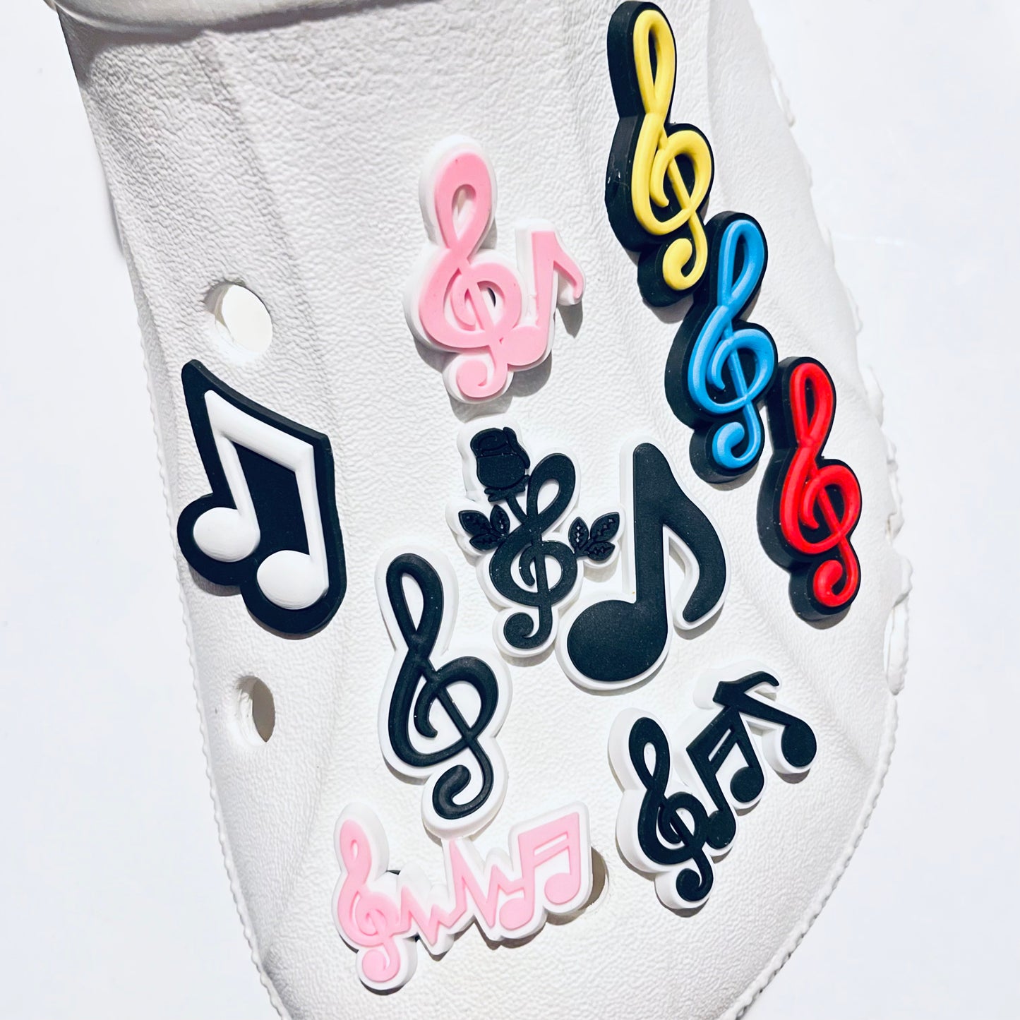 Music Notes Shoe Charm