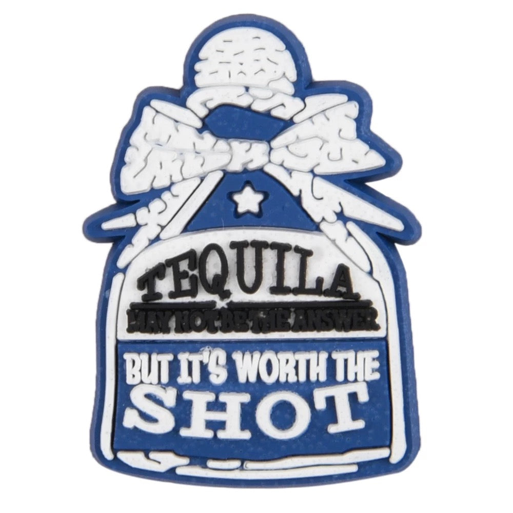 Tequila Worth the Shot Shoe Charm