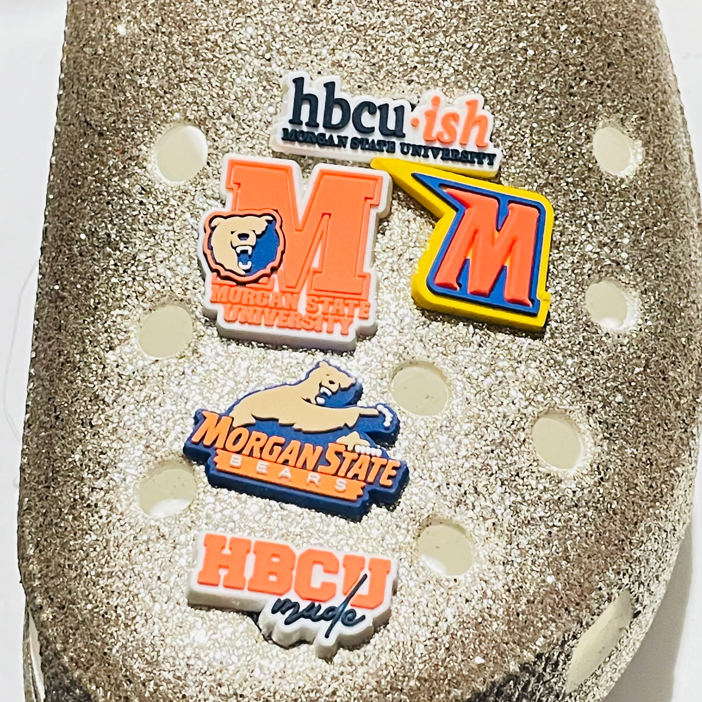 HBCU Shoe Charms - Albany, Florida, Kentucky, Lincoln, Mississippi, Morgan, Norfolk, Savannah