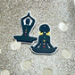 Chakra Meditation Yoga Shoe Charm