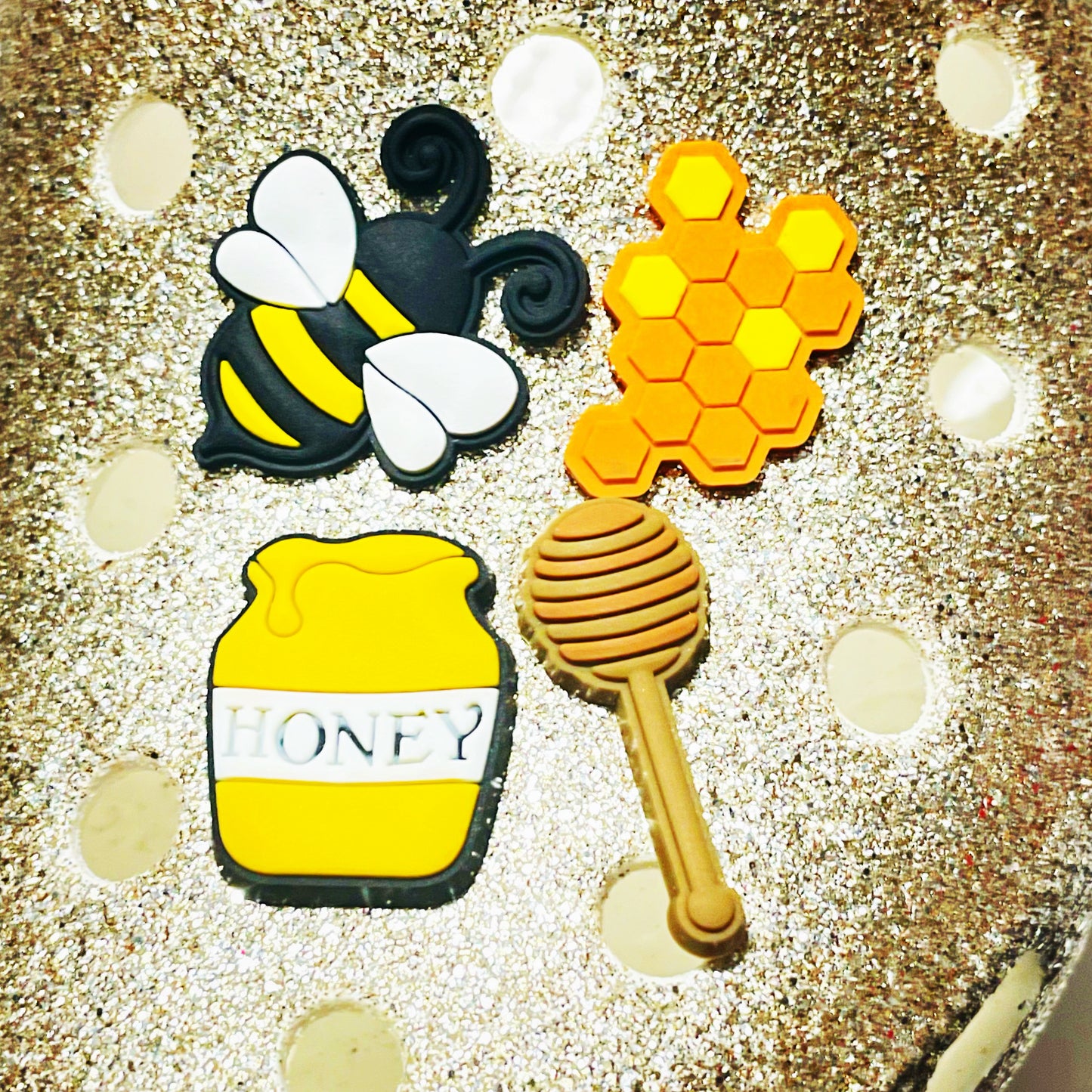 Honey Bee Shoe Charm