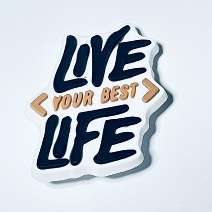 Living Life Limited Edition Don't Be So Basic Shoe Charm