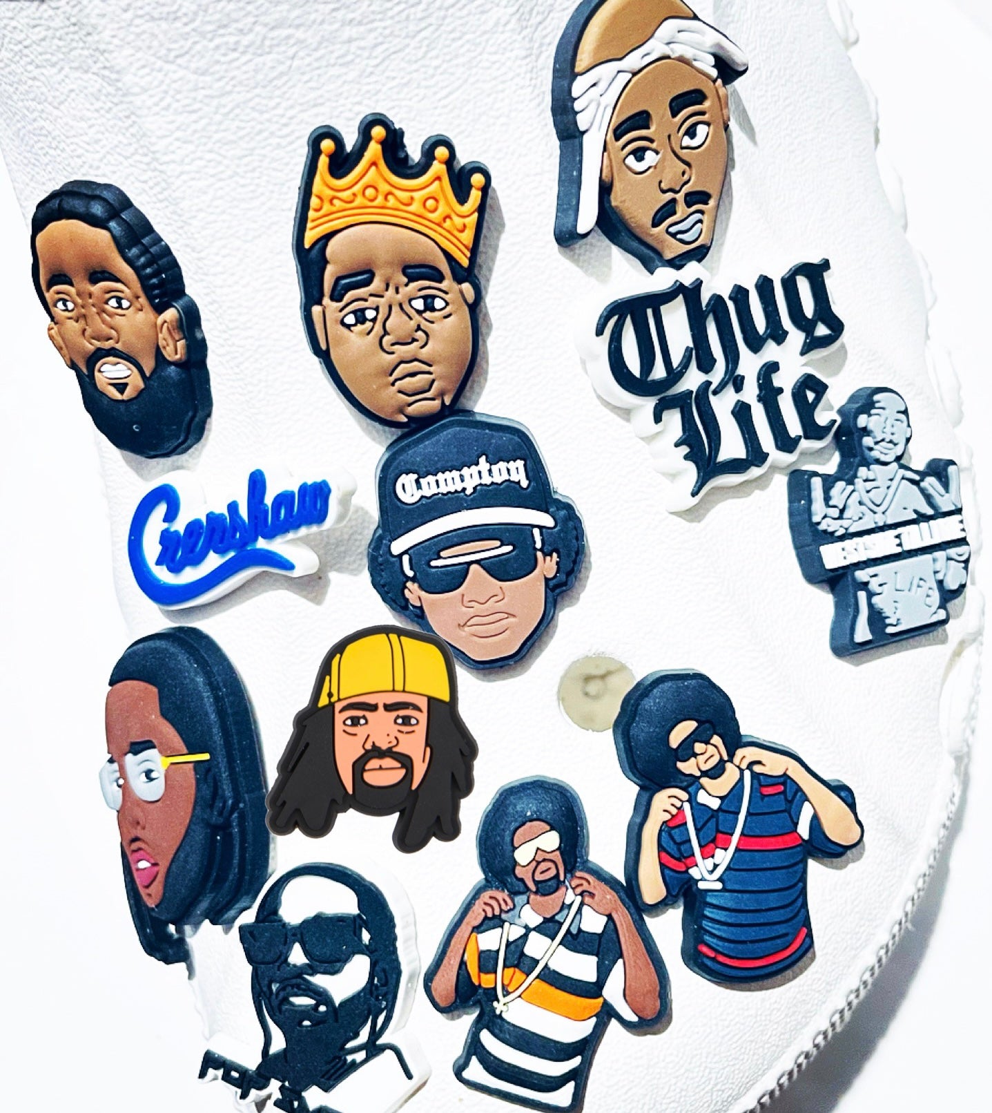 Hip Hop Rap Shoe Charms