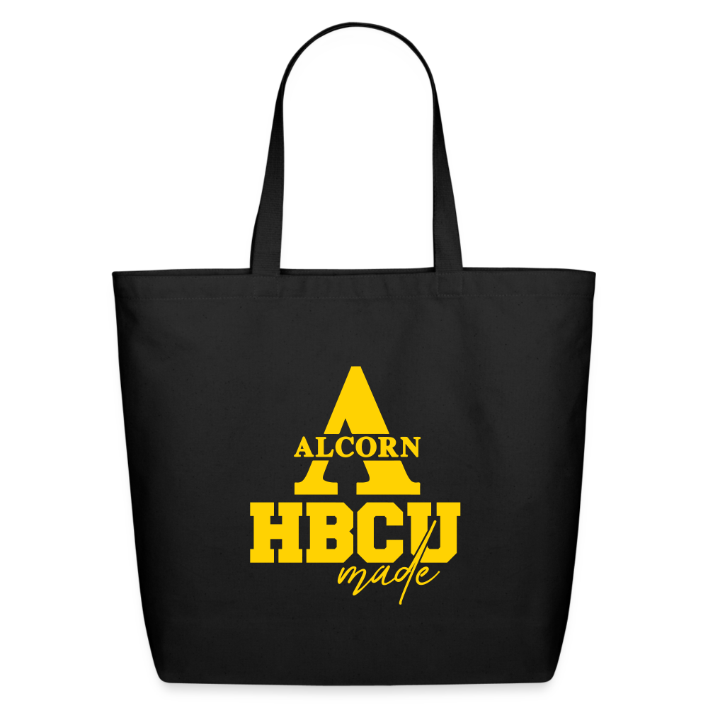 HBCU Made Alcorn Eco-Friendly Cotton Tote - black