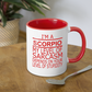 Scorpio Sarcasm Coffee Mug - white/red