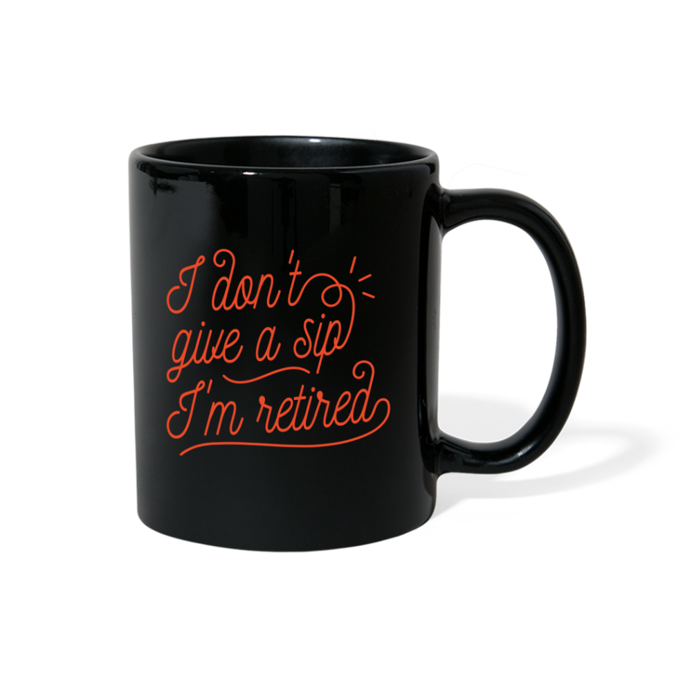 Retirement Mug - black