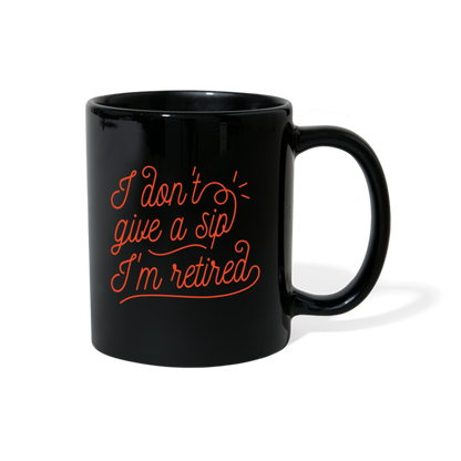 Retirement Mug - black