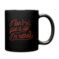 Retirement Mug - black