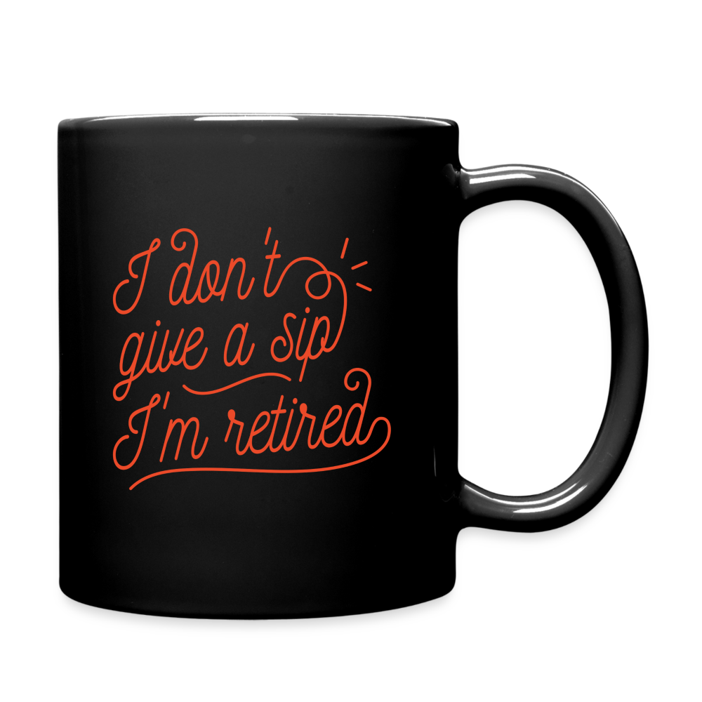 Retirement Mug - black