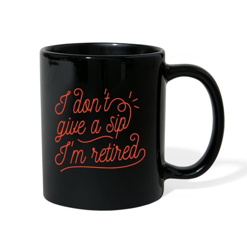 Retirement Mug - black