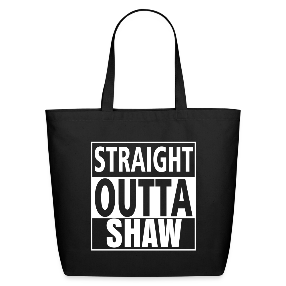 HBCU Straight Outta Shaw University Tote - black