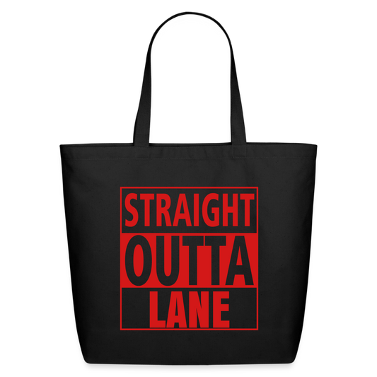 HBCU Straight Outta Lane College Tote - black
