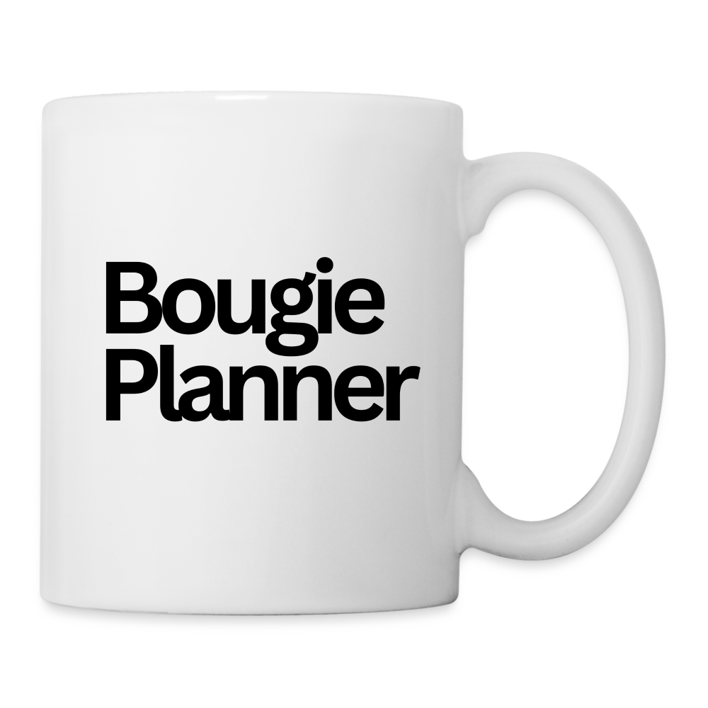 Bougie Planner Coffee/Tea Mug - white