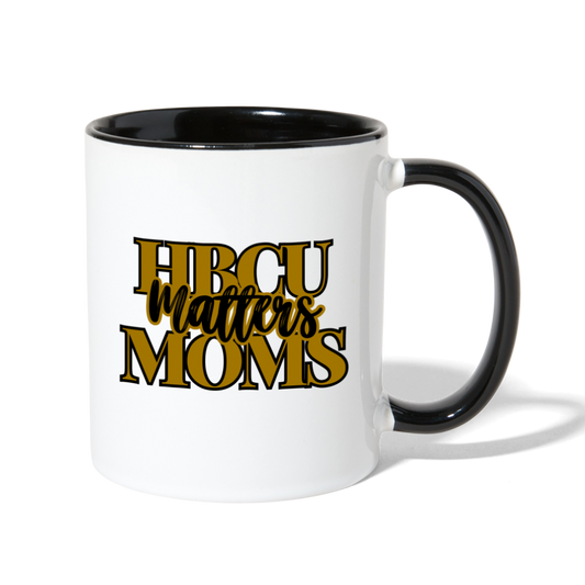 HBCU Moms Matters Contrast Coffee Mug - white/black