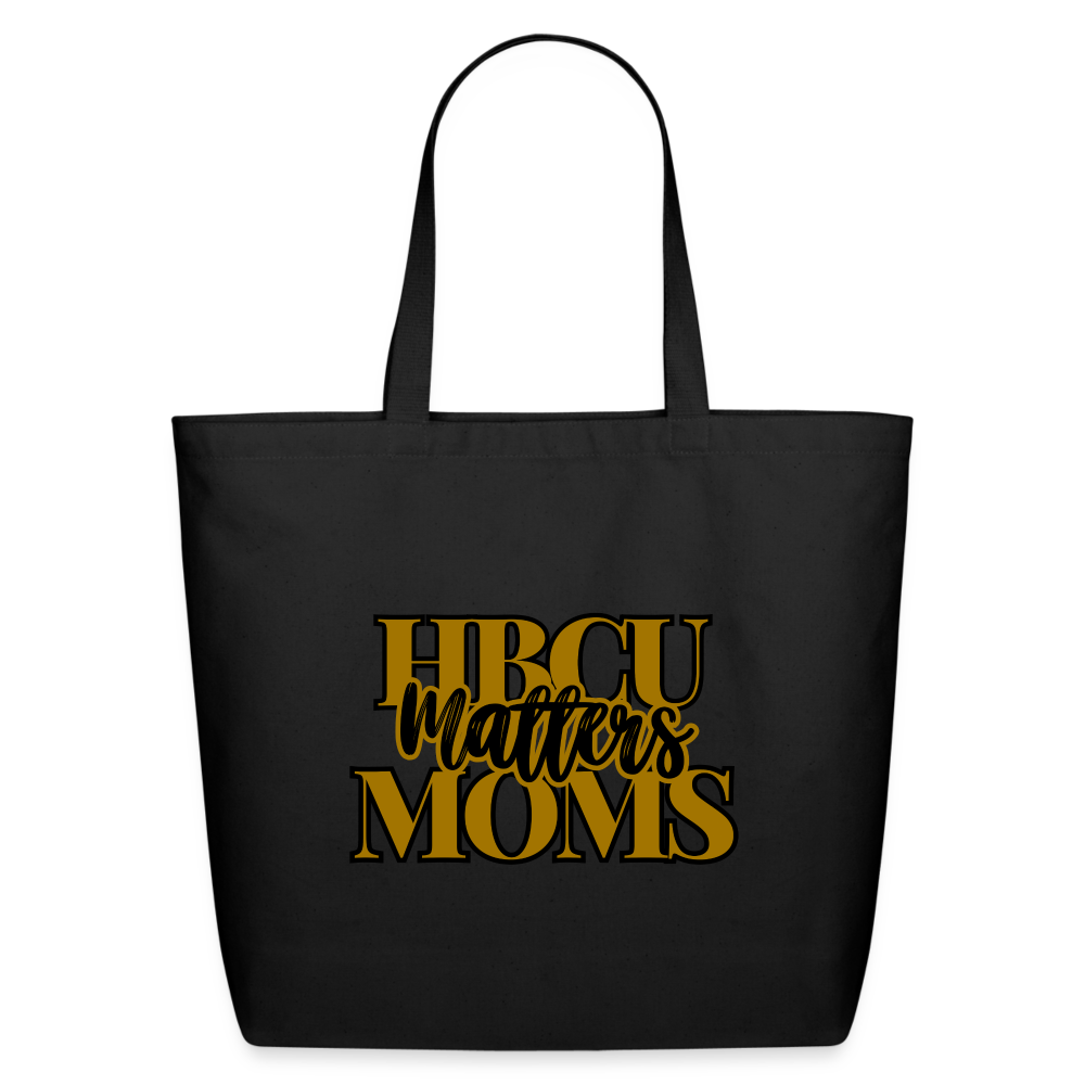 HBCU Moms Matters (Gold/Black) Eco-Friendly Cotton Tote - black