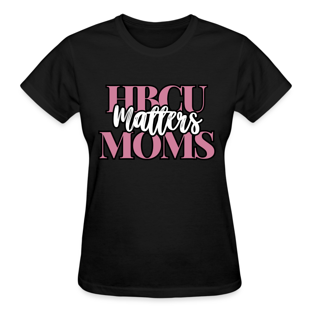 HBCU Moms Matters (Pink) Gildan Ultra Cotton Ladies T-Shirt - black